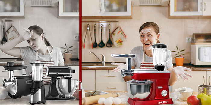 Máy làm bếp đa năng được khuyên dùng trong gia đình là sản phẩm gì?