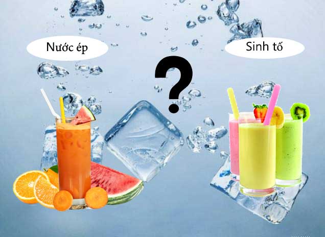 Nước ép trái cây và sinh tố: Cái nào tốt hơn?